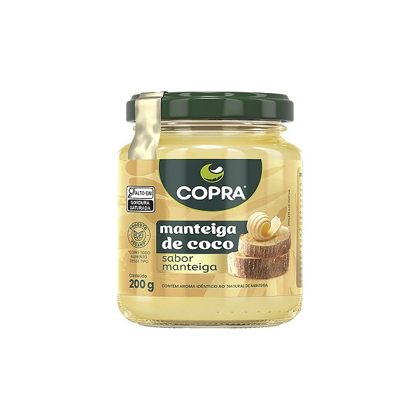 Manteiga de Coco Copra Sabor Manteiga 200g