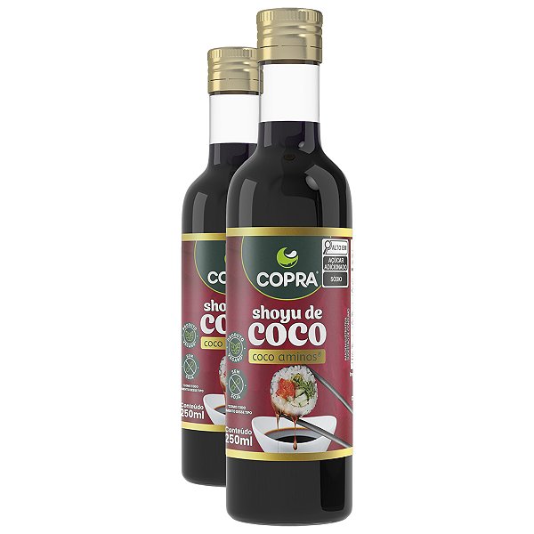 Kit 2 Shoyu de Coco Copra 250ml