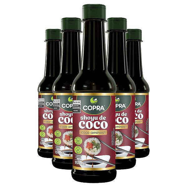Kit 5 Shoyu de Coco Copra 150ml