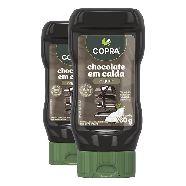 Kit 2 Chocolate em Calda Copra Vegano 260g