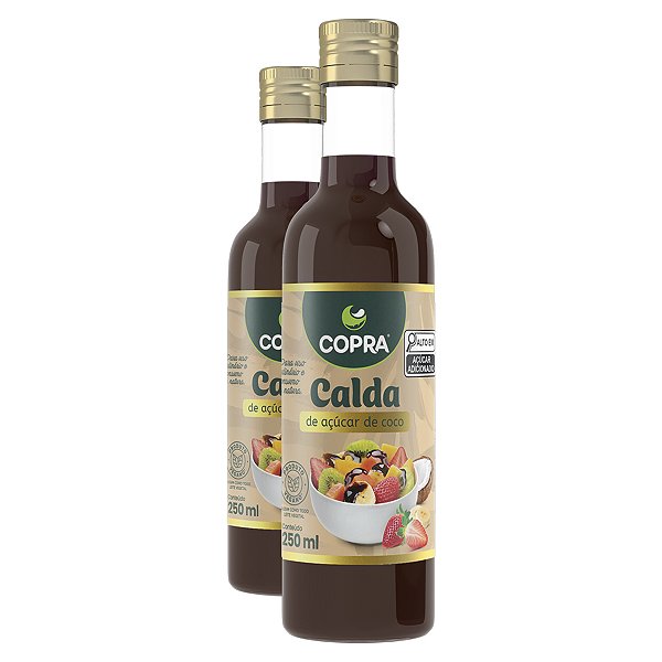 Kit 2 Calda de Coco Copra Vegano 250ml