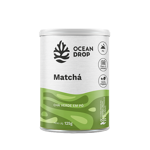 Matchá Chá Verde Ocean Drop Vegano 125g