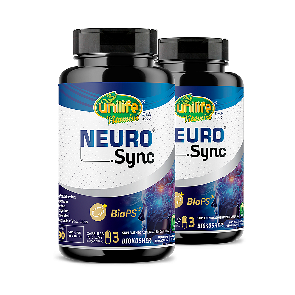 Kit 2 Neuro Sync 90 Cápsulas Unilife