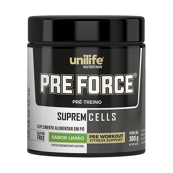 Pre Force Limão 300g Unilife