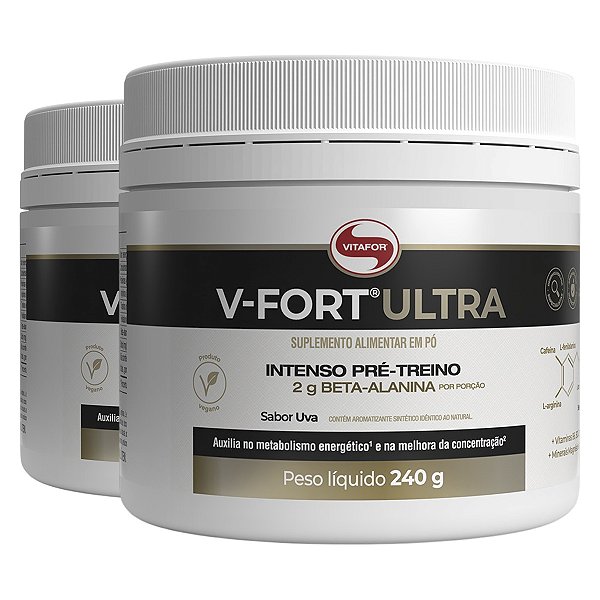 Kit 2 V Fort Ultra Vitafor 240g Uva