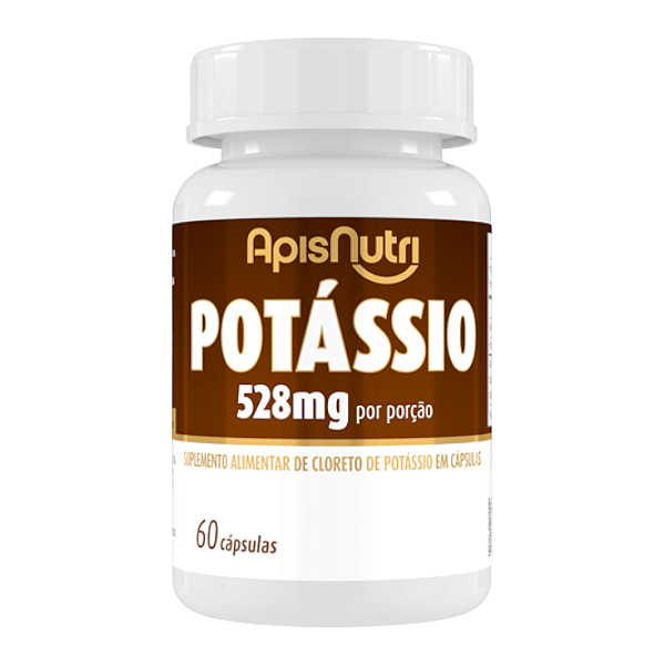 Suplemento Mineral de Potássio Apisnutri 60 Cápsulas