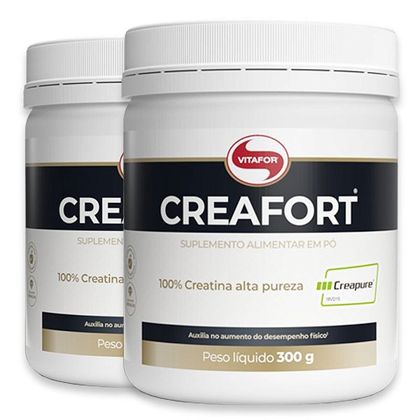 Kit 2 Creatina Creafort Vitafor Pote 300g