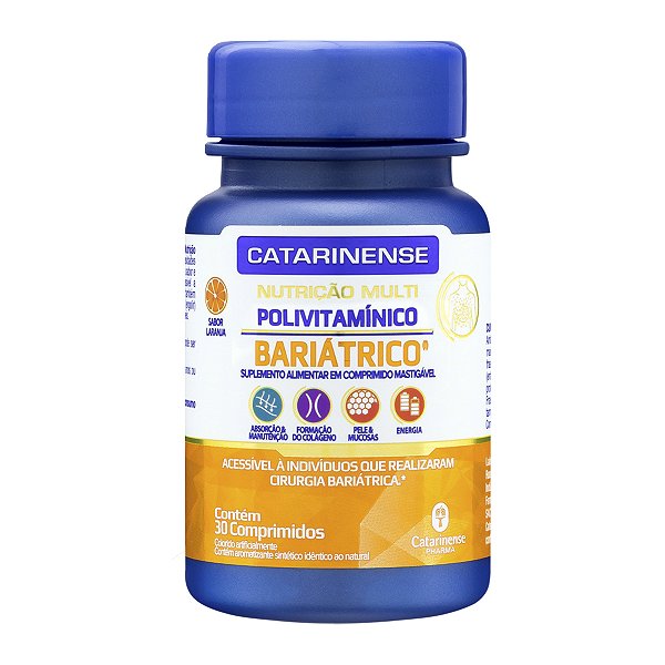 Multi Polivitamínico Bariátrico Catarinense 30 Comprimidos