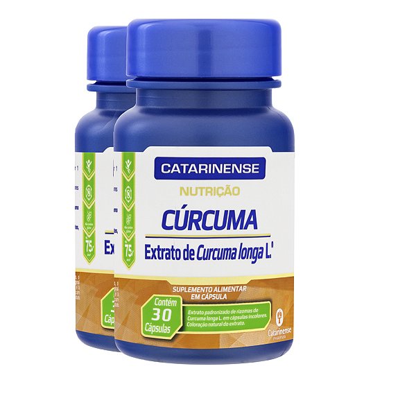 Kit 2 Cúrcuma Catarinense 130mg 30 Cápsulas