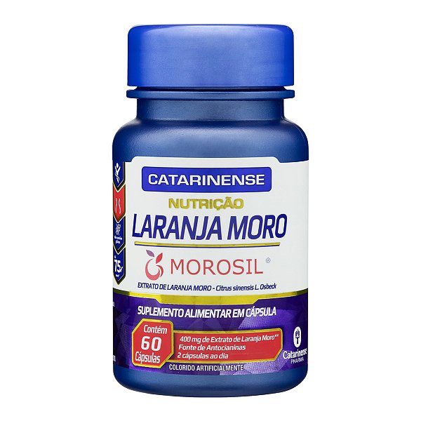 Laranja Moro Catarinense 400mg 60 Cápsulas