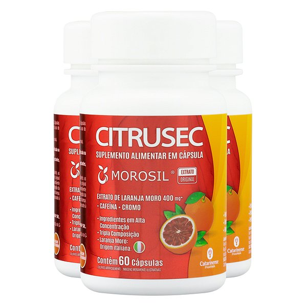 Kit 3 Citrusec Catarinense 60 Cápsulas