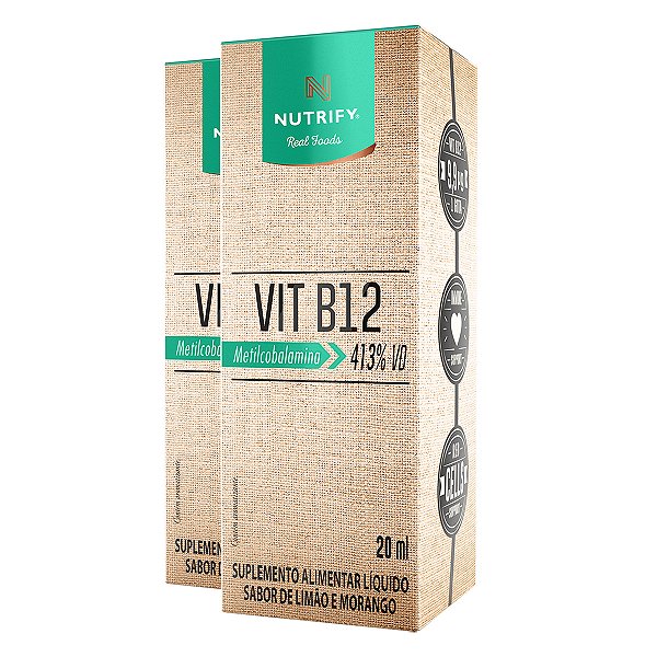 Kit 2 Vitamina B12 Nutrify 20ml