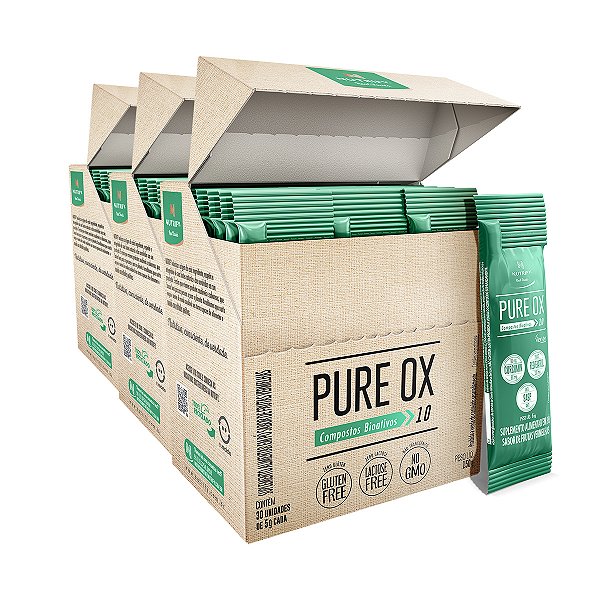Kit 3 Pure Ox Nutrify 30 Sachês