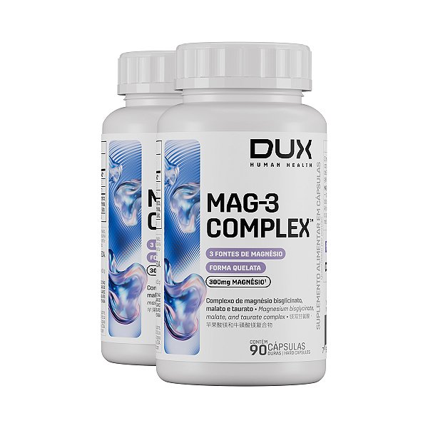 Kit 2 Mag 3 Complex Dux Frasco 90 Capsulas