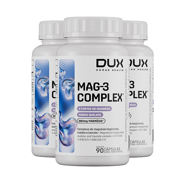 Kit 3 Mag 3 Complex Dux Frasco 90 Capsulas