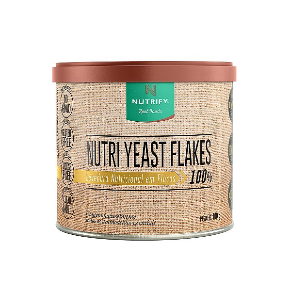 Levedura Nutricional Nutri Yeast Flakes Nutrify 100g