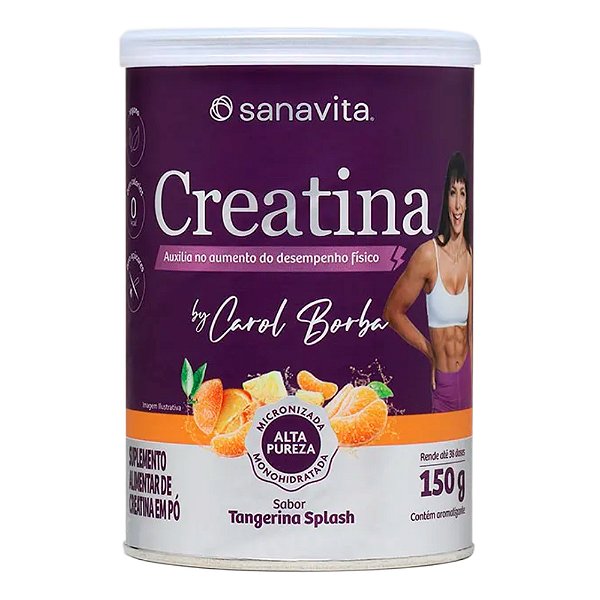 Creatina Treinamento Sanavita Tangerina 150g