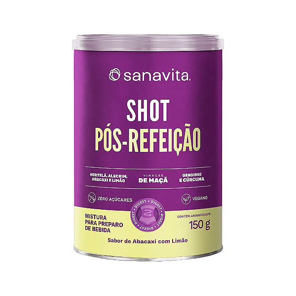 Shot Pós Refeição Treinamento Sanavita Abacaxi Com Limão 150g