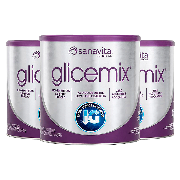 Kit 3 Glicemix Treinamento 250g