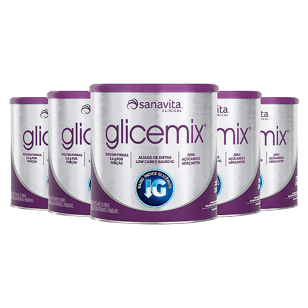 Kit 5 Glicemix Treinamento 250g