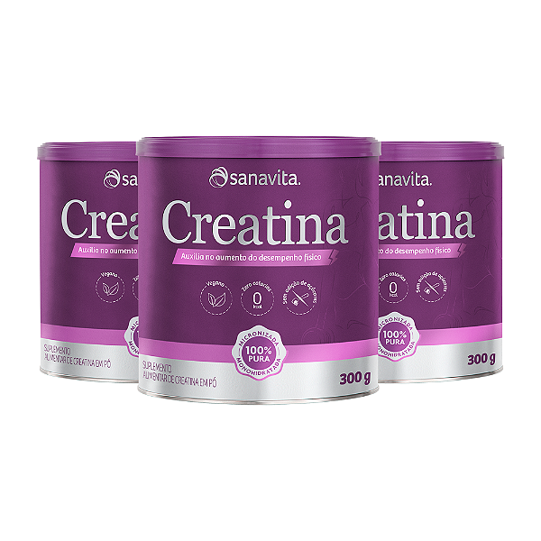 Kit 3 Creatina Treinamento 300g