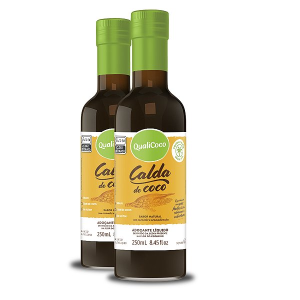 Kit 2 Calda de coco da Qualicôco 250ml