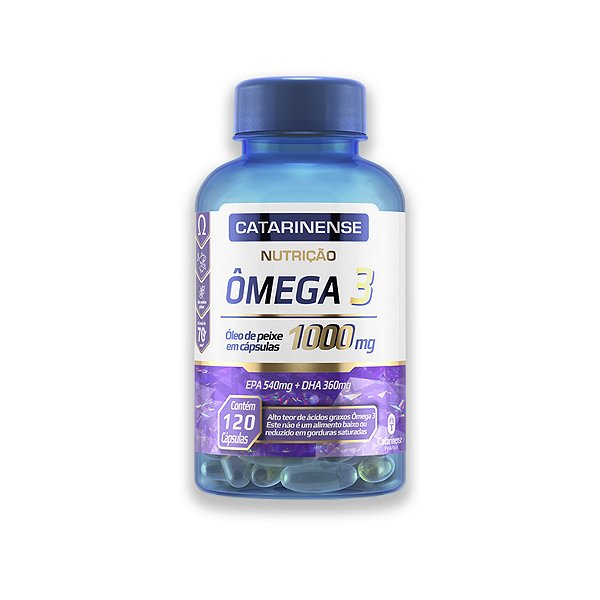 Ômega 3 1000mg Catarinense 120 Cápsulas