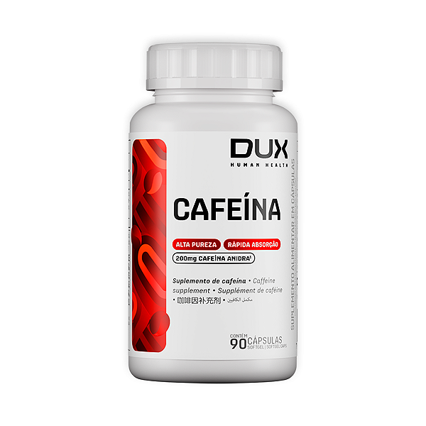 Cafeína Dux Sem Sabor 90 Cápsulas + Porta Cápsulas