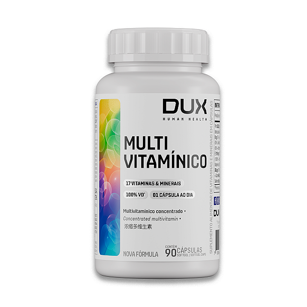Multivitamínico Esportivo Dux 90 Cápsulas Sem Sabor