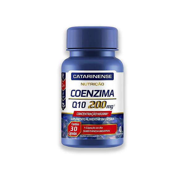 Coenzima Q10 200mg 30 Cápsulas Catarinense