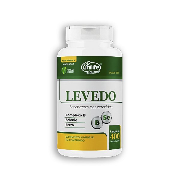 Levedo de Cerveja Complexo B, Selenio e Ferro Unilife