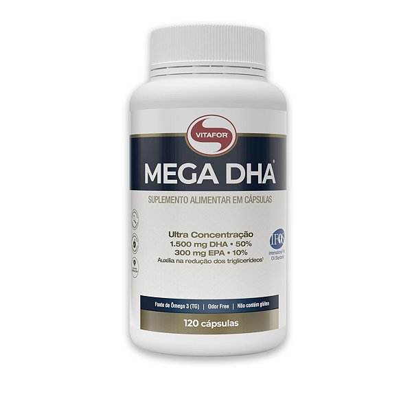 Mega DHA Vitafor 1500mg 120 Cápsulas