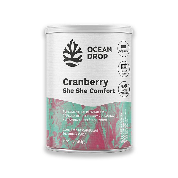 Cranberry Ocean Drop 120 Cápsulas