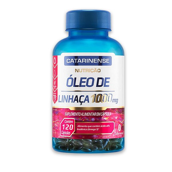 Óleo de Linhaça Catarinense 120 Cápsulas