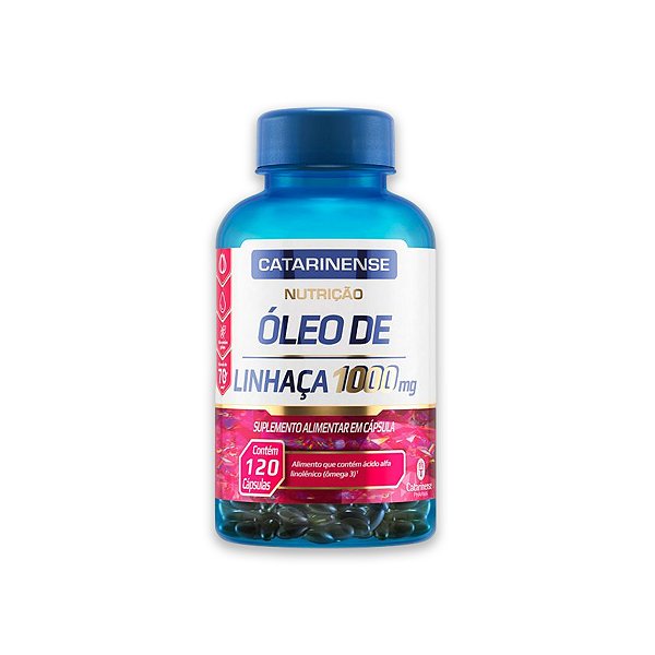 Óleo de Linhaça Catarinense 120 Cápsulas