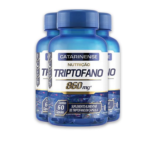 Kit 3 Triptofano Catarinense 60 Cápsulas