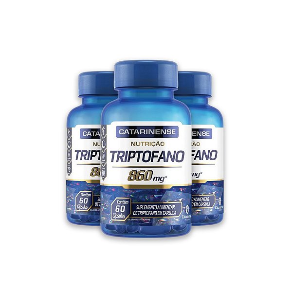 Kit 3 Triptofano Catarinense 60 Cápsulas