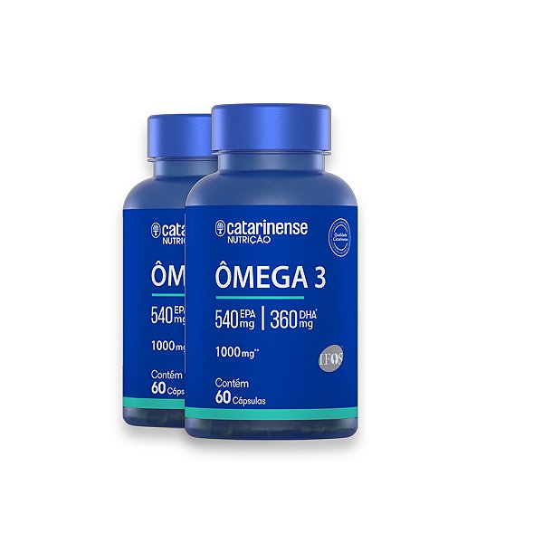 Kit 2 Ômega 3 1000mg Catarinense 60 Cápsulas