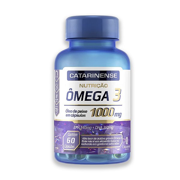 Ômega 3 1000mg Catarinense 60 Cápsulas