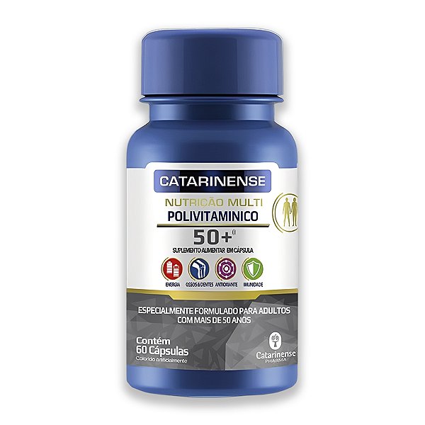 Polivitamínico Sênior +50 Catarinense 60 Cápsulas