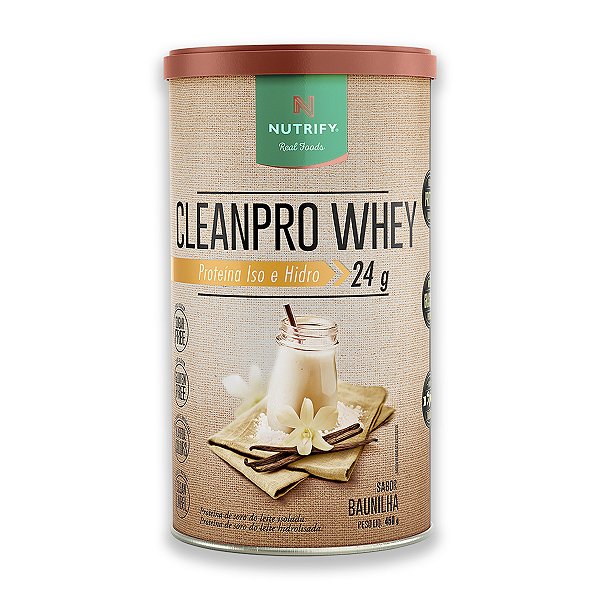 CleanPro Whey Baunilha Nutrify 450g
