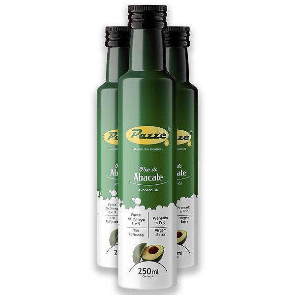 Kit 3 Óleo de Abacate Pazze 250ml