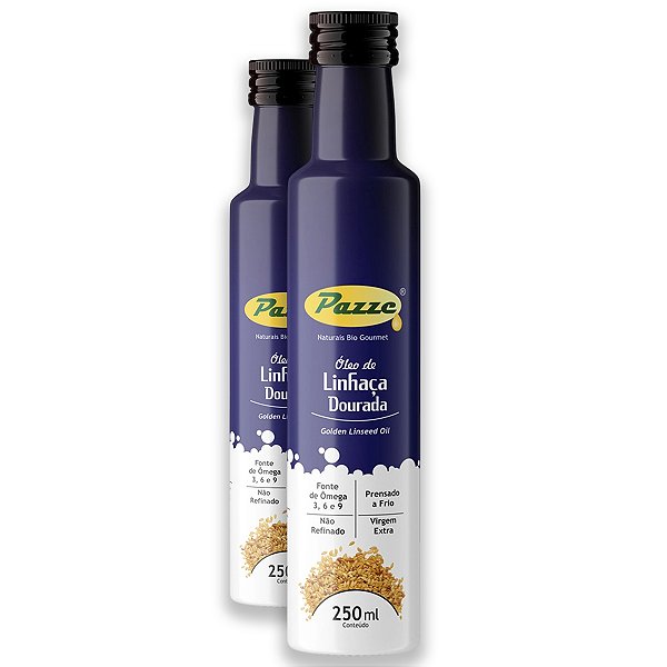 Kit 2 Óleo de Linhaça Dourada Pazze 250ml
