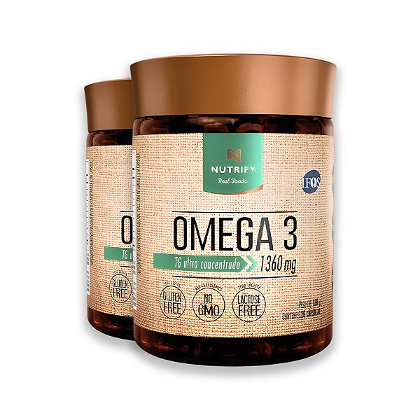 Kit 2 Ômega 3 TG Nutrify 120 Cápsulas