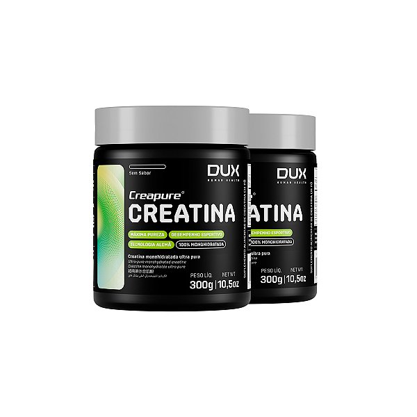 Kit 2 Creatina Sem Sabor Dux Creapure 300g
