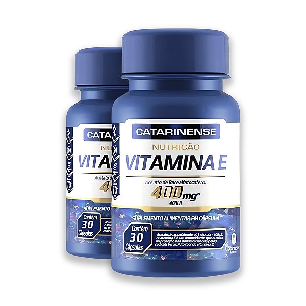 Kit 2 Vitamina E Catarinense 30 Cápsulas