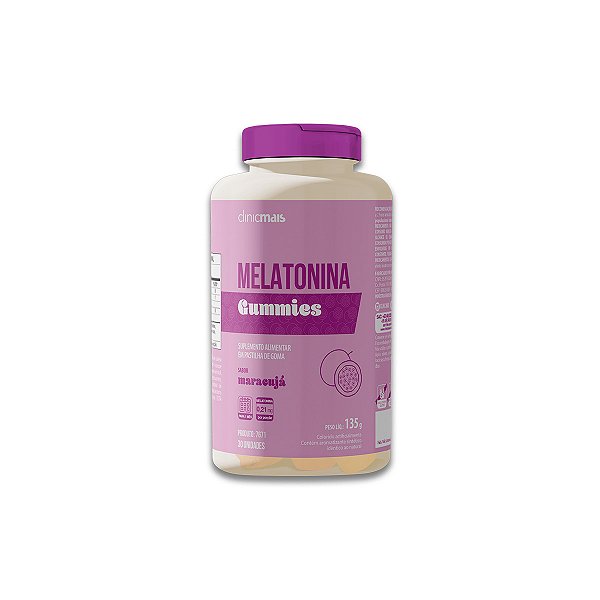 Melatonina Gummies Clinicmais 30 Gomas Maracujá