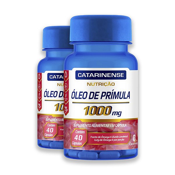Kit 2 Óleo de Prímula Catarinense 40 Cápsulas