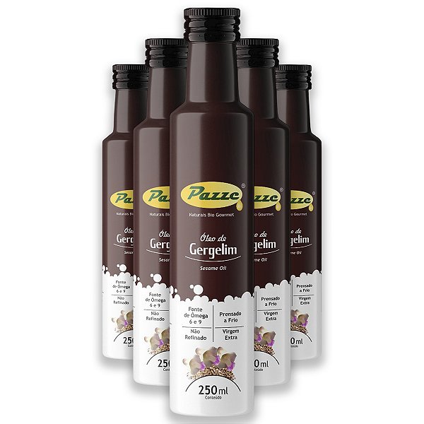 Kit 5 Óleo de Gergelim Pazze 250ml