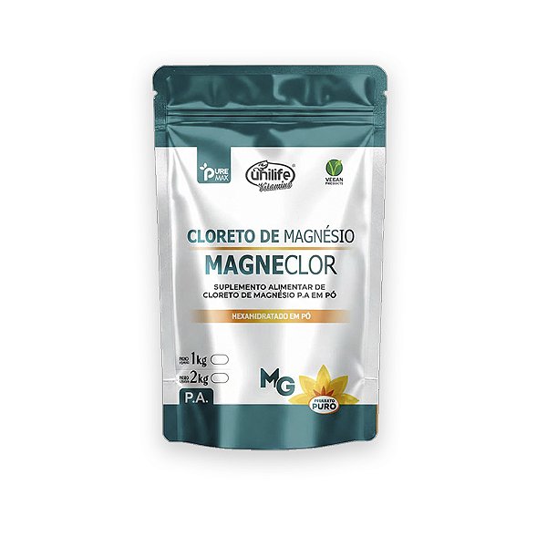 Cloreto de Magnésio P.A Magneclor Unilife 1kg